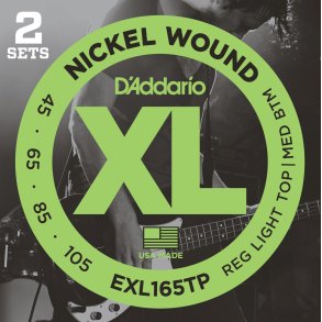 D'Addario EXL165TP,045 - 105 (Twin-Pack)